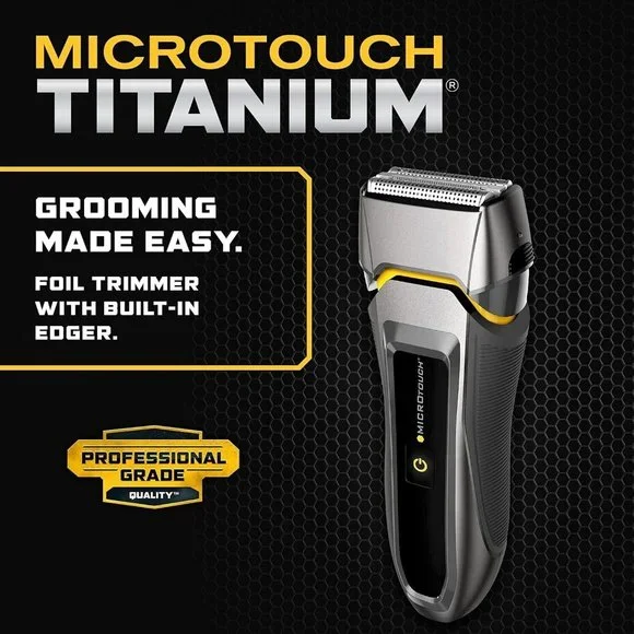 Microtouch Titanuim ROVOR Men's Wireless Rechargeable Shaver